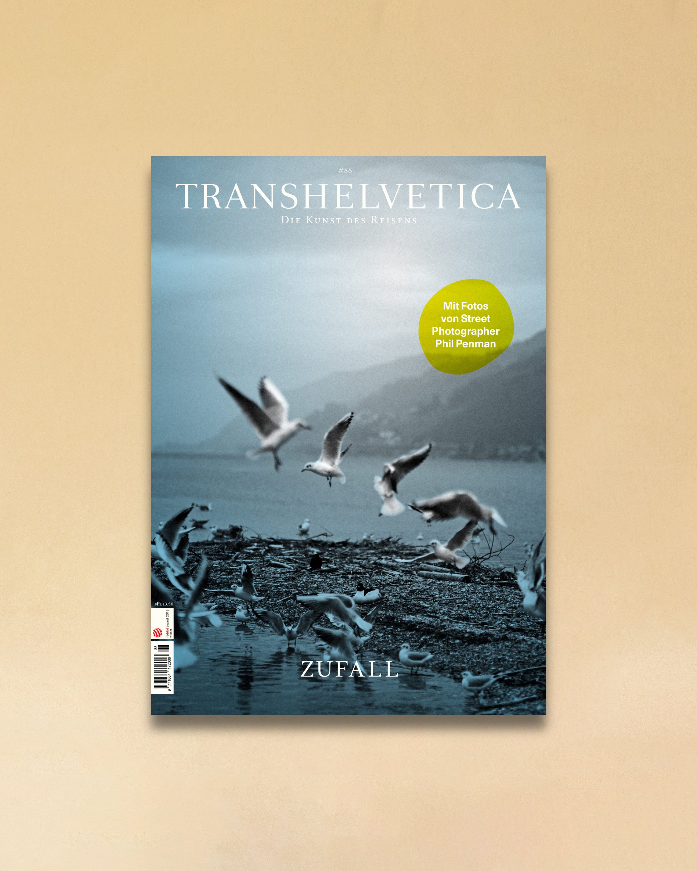 Transhelvetica 88 widmet sich dem Zufall, erhältlich bei LABEL17, hergestellt in der Schweiz