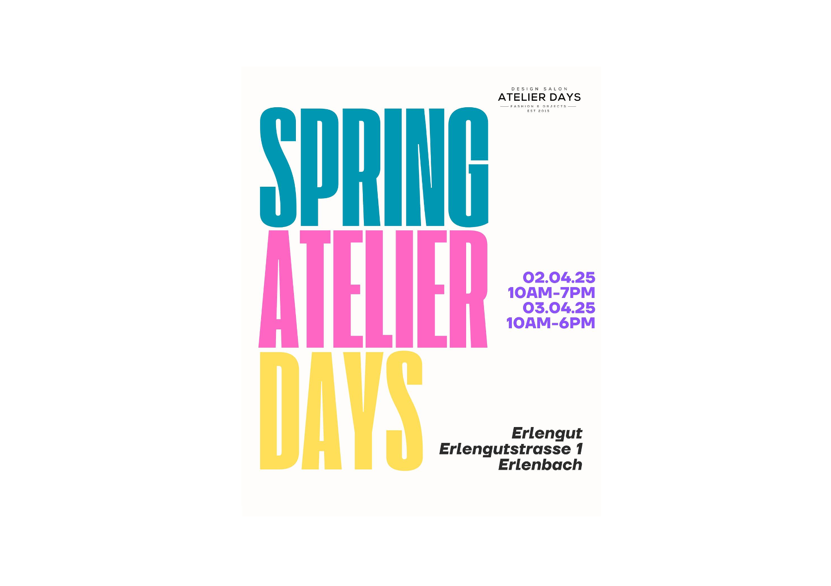 LABEL17 takes part on the Spring Atelier Days in April 2025 in Erlenbach, Zurich Switzerland