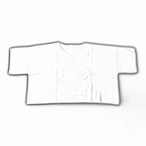 Sketch des zeitlosen V-Kragen-Pullovers SOLA aus reinem Sommmer-Kaschmir. Einheitliche Passform für sämtliche Grössen von 34 - 42 dank kastenförmigen Linie. Hergestellt in Nepal für LABEL17