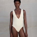 LABEL17 presents SORBET ISLAND's one piece Swimsuit ARIEL in onesize, that fits most. Available in different colors, i.e. Vanillla. Produced and also shooted in Greece