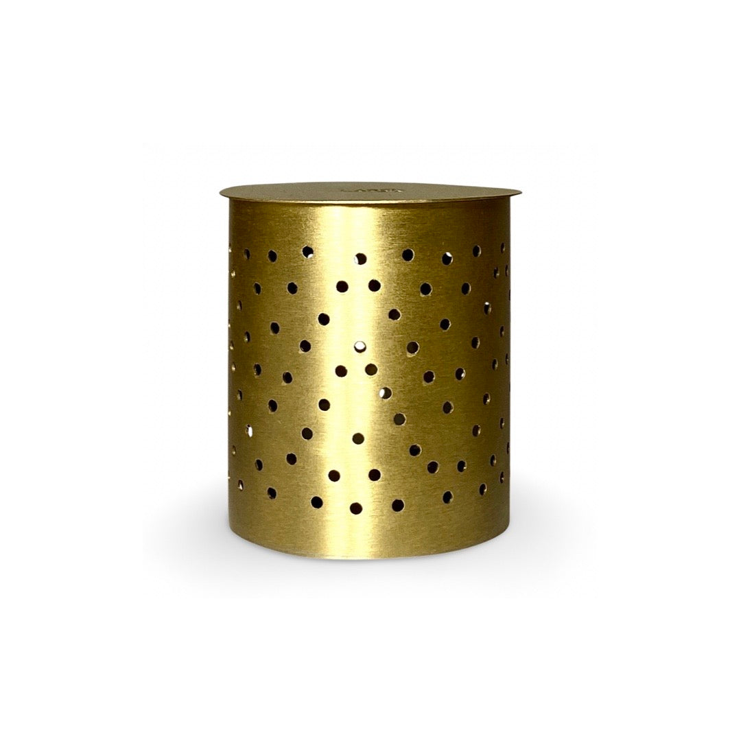LABEL17 presents Candle Pot Glow in 3 different sizes., runs with tea lights.