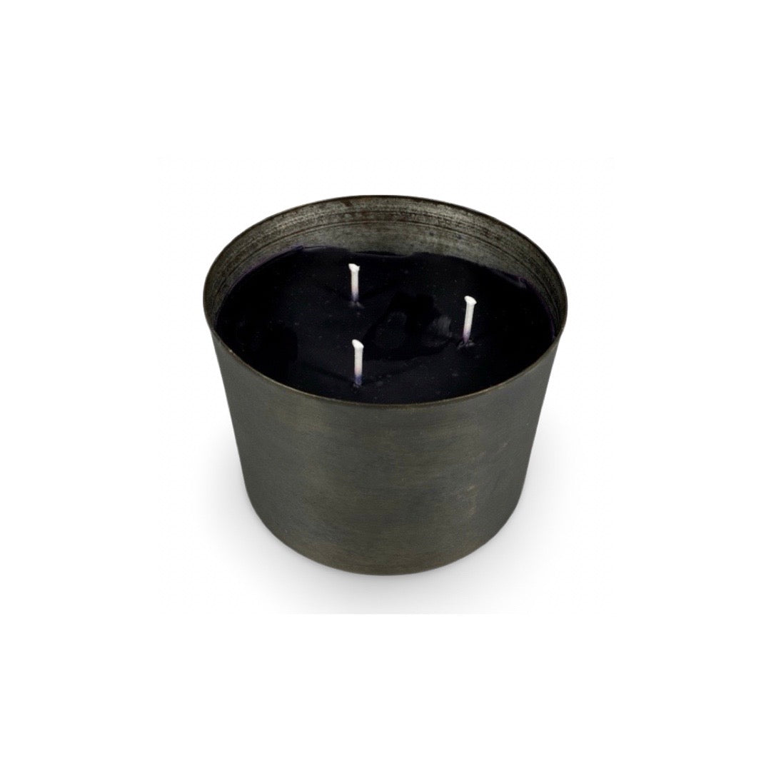 LABEL17 presents The Candle Classic Pure Beeswax in a Blackened Brass Pot
