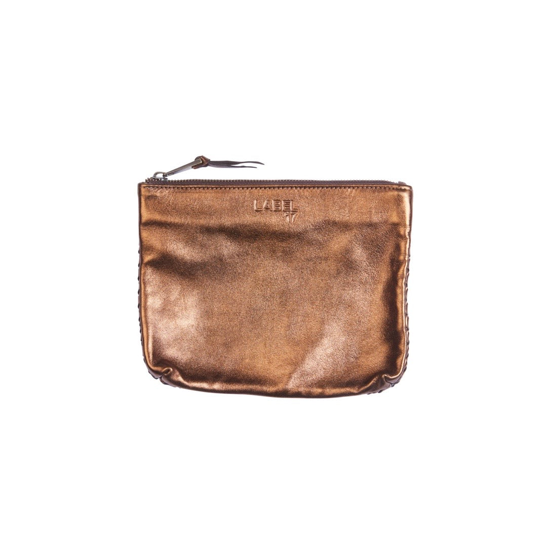 Etui Tresse Small by LABEL17: small pouch for daily items like pencil or make-up things. Made of supple lambnappa leather, hand braided