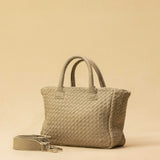 The Handbag Cabas Mini by LABEL17 is the smallest version of the popular Cabas line – a lightweight handbag made from supple, vegetable-tanned nappa leather. Hand-braided, with a zip closure and an adjustable, detachable shoulder strap. The leather-lined interior features a secure inner pocket. Wear it crossbody or carry it by hand – perfect for your essentials on the go. Handmade in Morocco.