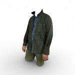 Overshirt 'OLIVIER' von LABEL17 in Olive. Das Shirt-Modell in Suede Qualität begeistert als Übergangsbegleiter. Modische Hemd-Aufmachung, gefertigt in Marokko