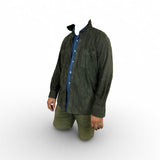 Overshirt 'OLIVIER' von LABEL17 in Olive. Das Shirt-Modell in Suede Qualität begeistert als Übergangsbegleiter. Modische Hemd-Aufmachung, gefertigt in Marokko