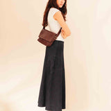 Shoulder Bag ALIA Small | Burgundy