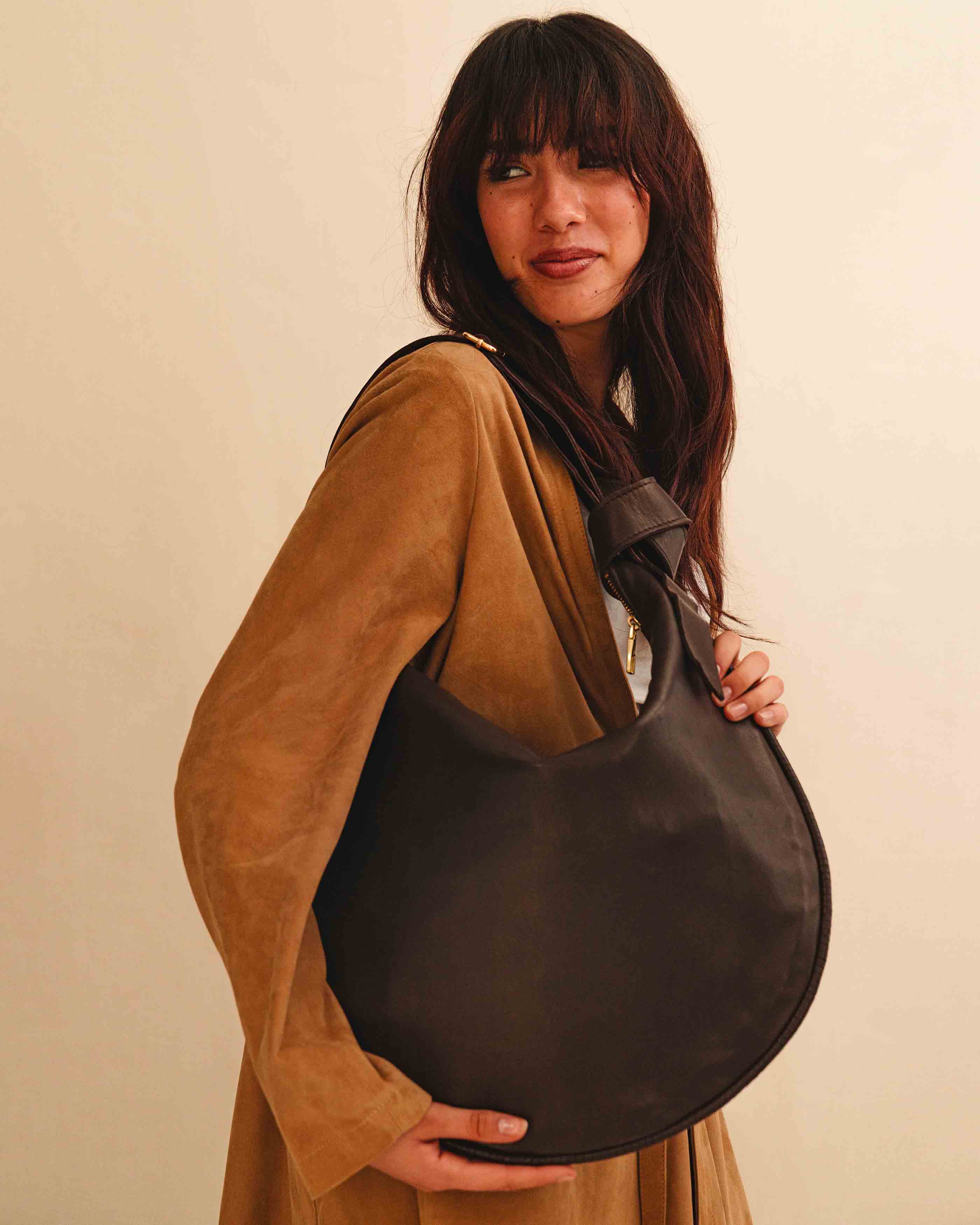Saddle Bag IVY ist aus Nappa-Leder von LABEL17. Handgefertigt in Marokko
