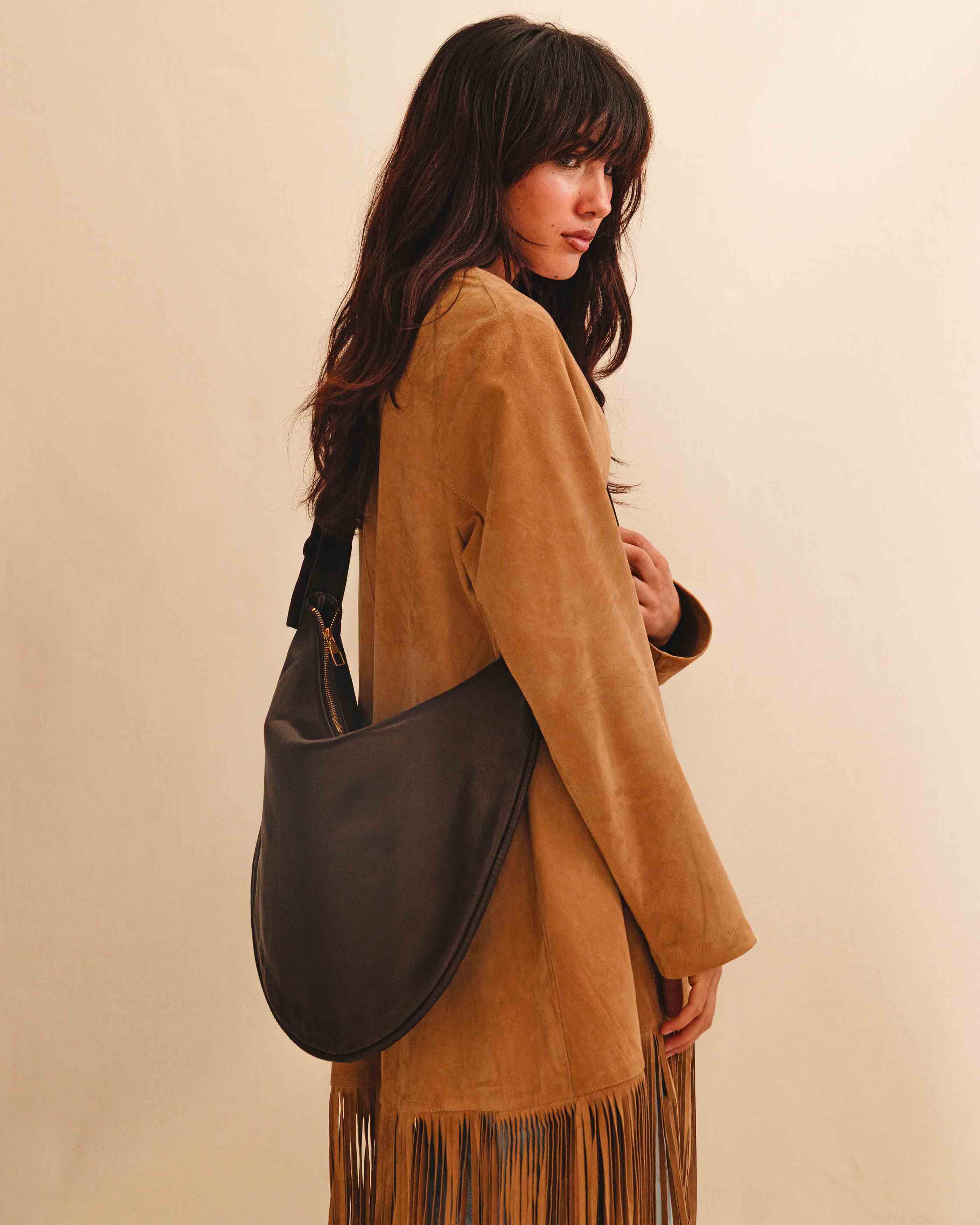 Saddle Bag IVY ist aus Nappa-Leder von LABEL17. Handgefertigt in Marokko