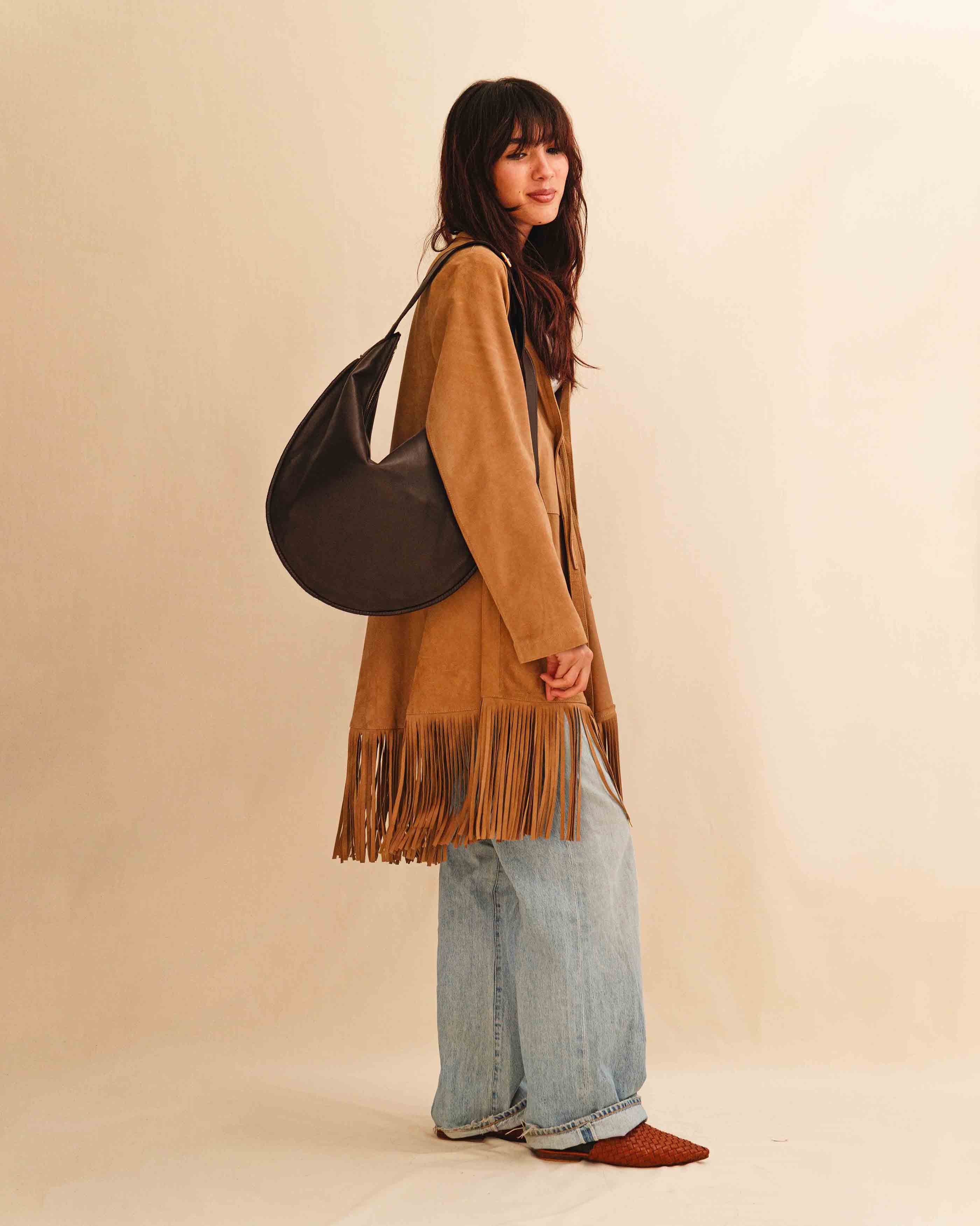 Saddle Bag IVY ist aus Nappa-Leder von LABEL17. Handgefertigt in Marokko