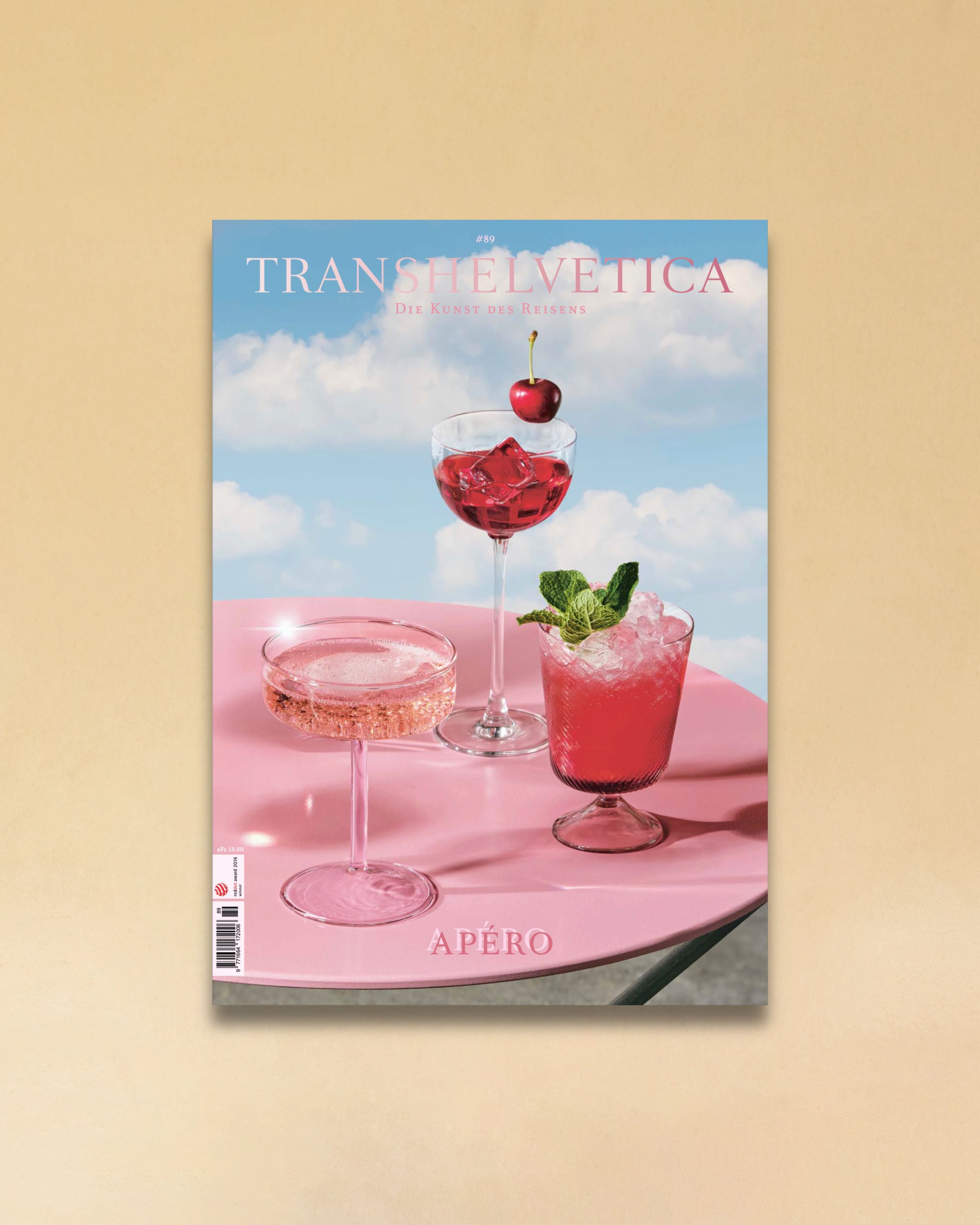 Transhelvetica 89 - Apéro, erhältlich bei LABEL17. Warum nicht zum Apéro direkt zu LABEL17 STUDIO ins Seefeld?