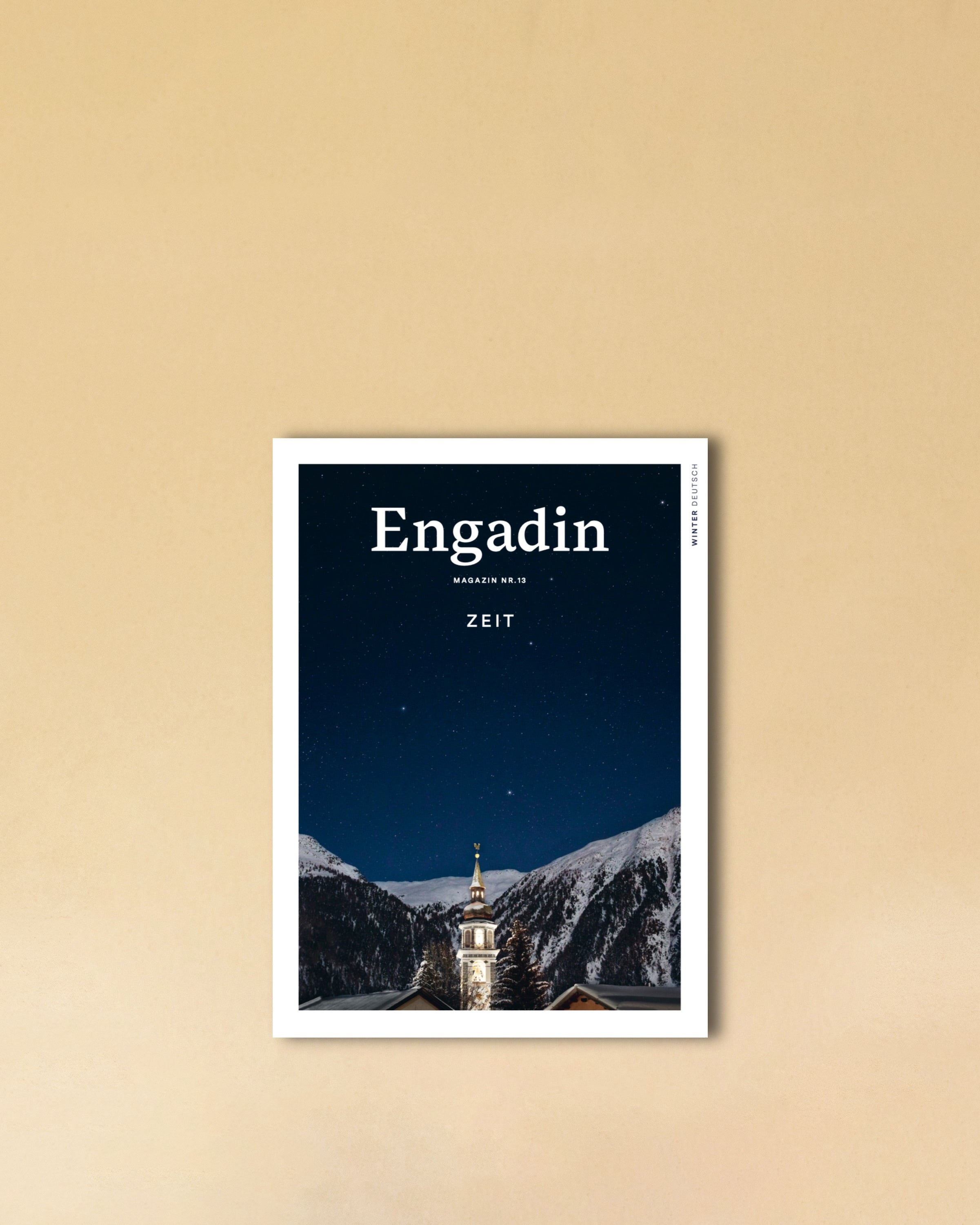 Engadin Magazin 13 Zeit, erhältlich bei LABEL17 in Zürich