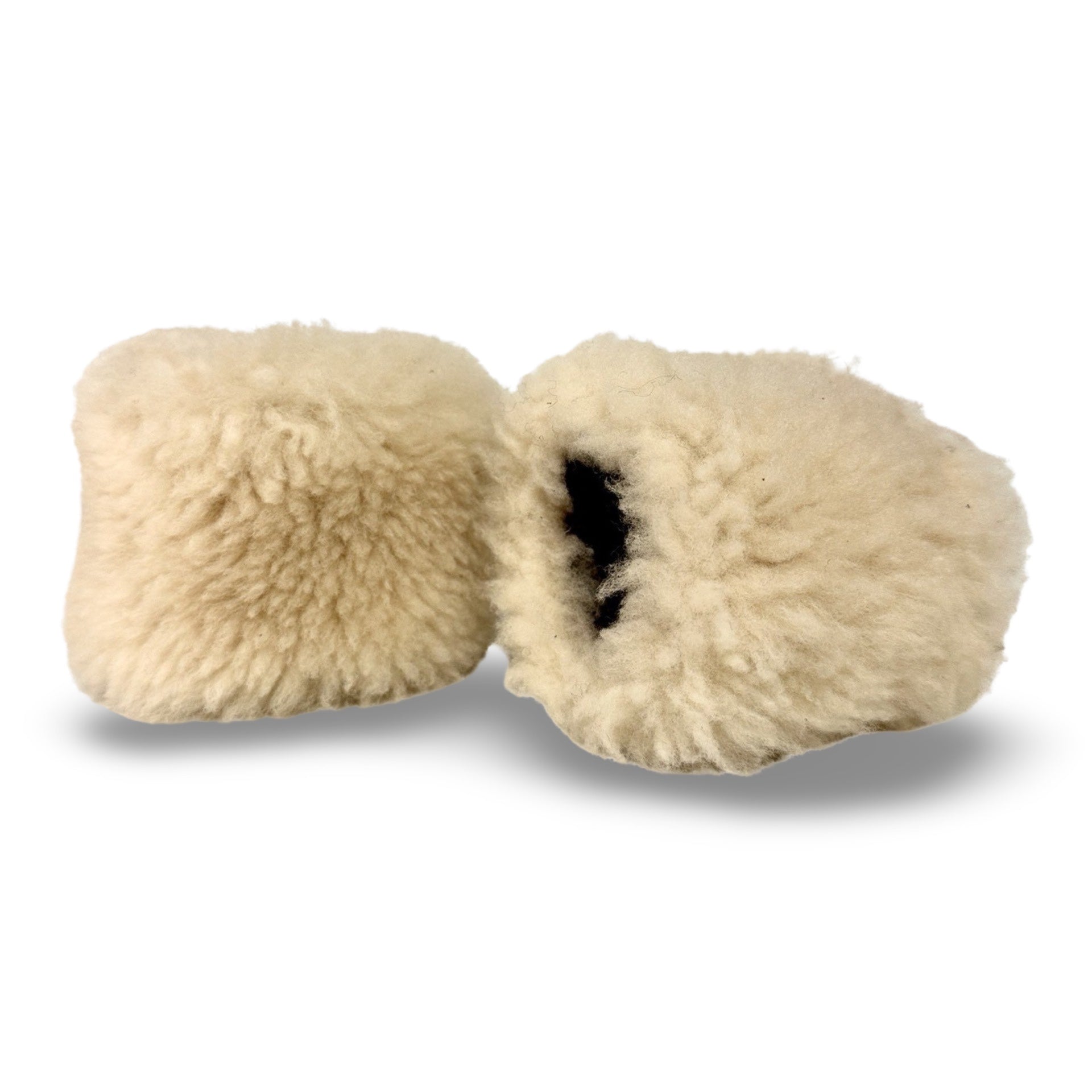 Wrist Warmer Shearling in Nature Curly by LABEL17, Made in Switzerland