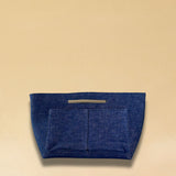 LABEL17 Bag Organizer in washed Denim, handcrafted in Morocco