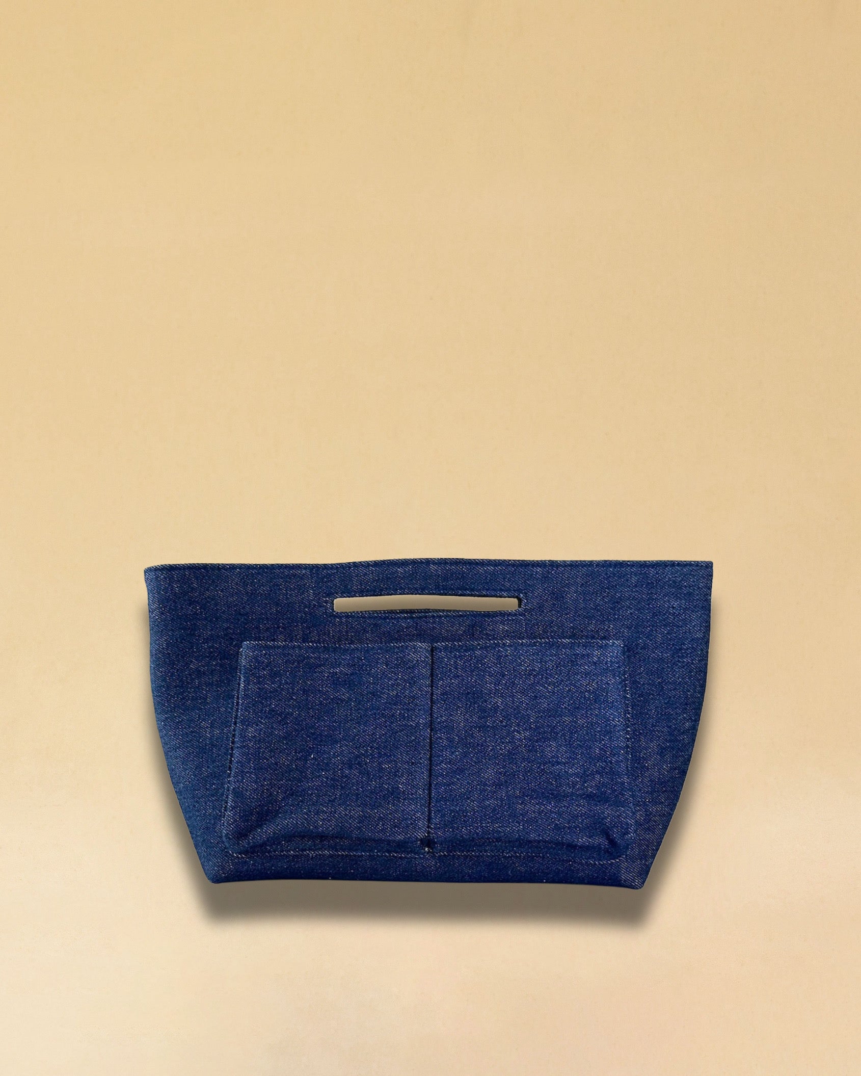 LABEL17 Bag Organizer in washed Denim, handcrafted in Morocco