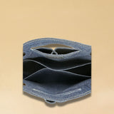 LABEL17 Bag Organizer in washed Denim, handcrafted in Morocco