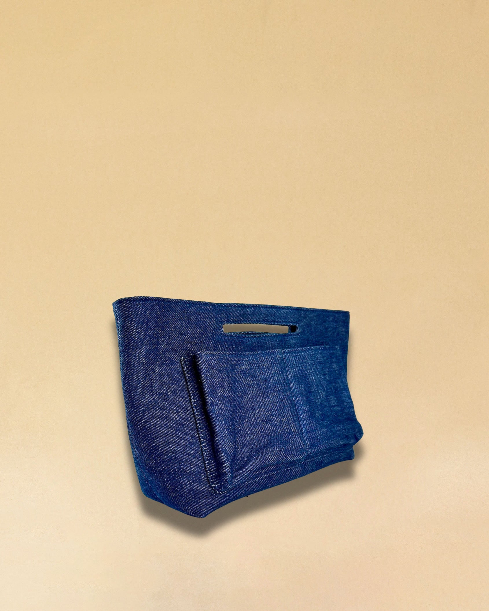 LABEL17 Bag Organizer in washed Denim, handcrafted in Morocco