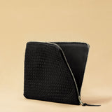 Style and Security, woven into one. The Braided Laptop Case 14 by LABEL17, combines hand-braided lamb nappa leather on the front with smooth leather on the back. Lightly padded, it holds laptops from 13” to 14” securely – with room for documents.
Also available for 15” and 16” devices.
Handmade in Morocco.