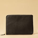 Style and Security, woven into one. The Braided Laptop Case 14 by LABEL17, combines hand-braided lamb nappa leather on the front with smooth leather on the back. Lightly padded, it holds laptops from 13” to 14” securely – with room for documents.
Also available for 15” and 16” devices.
Handmade in Morocco.