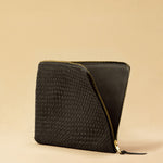 Style and Security, woven into one. The Braided Laptop Case 14 by LABEL17, combines hand-braided lamb nappa leather on the front with smooth leather on the back. Lightly padded, it holds laptops from 13” to 14” securely – with room for documents.
Also available for 15” and 16” devices.
Handmade in Morocco.