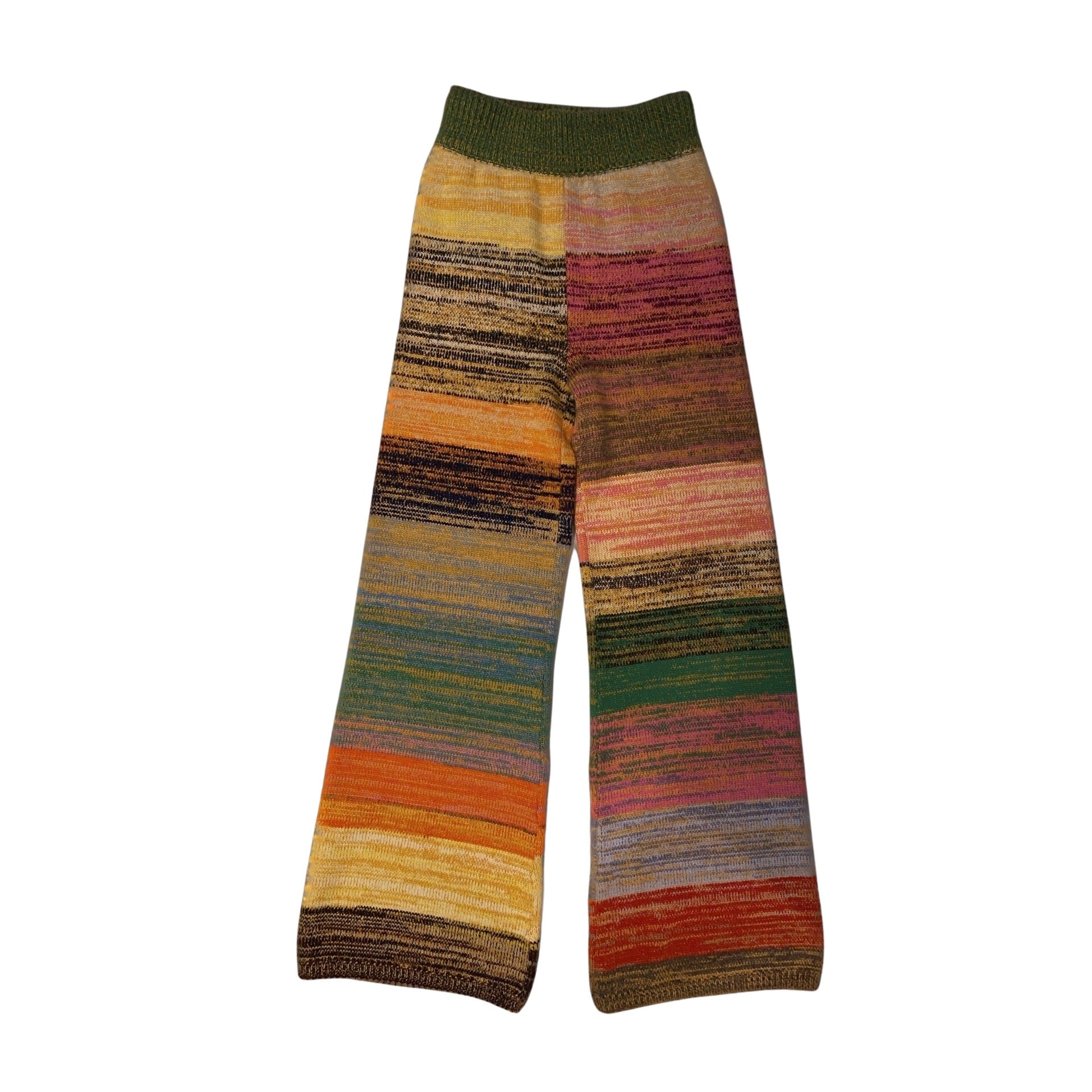 Hand knitted pants, pure Cashmere from buttertea x LABEL17, Made in Italy