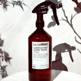 LA BRUKET's 294 Hinoki Linen Water in a 1000 ml PET Bottle with pump. Produced in Sweden, available and in use at LABEL17 in Zurich Switzerland