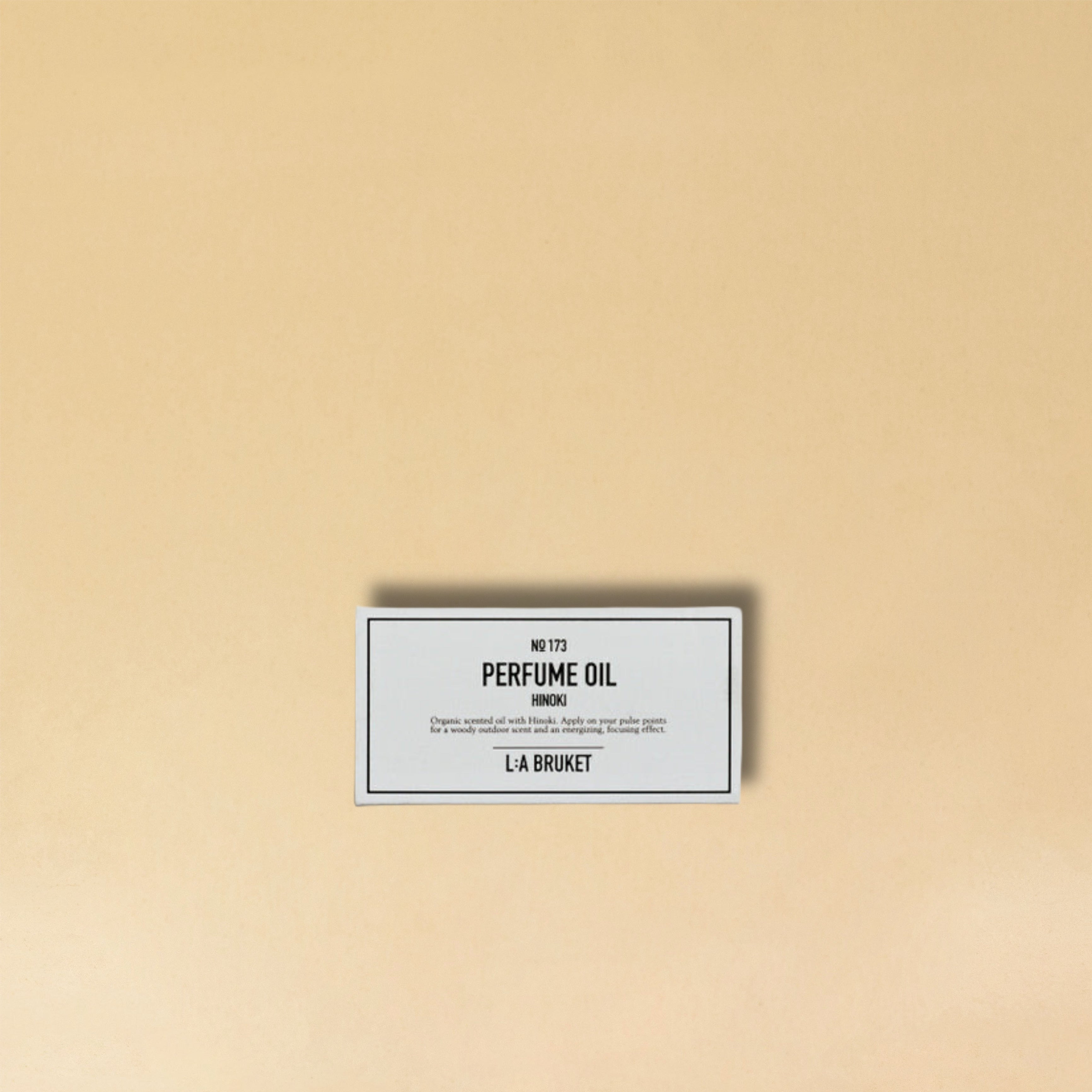 LA BRUKET's Perfume Oil 173 with the scent of Hinoki, available at LABEL17 in Zurich, Switzerland
