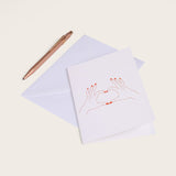 Love Signs Card by Season Paper at LABEL17, produced in France