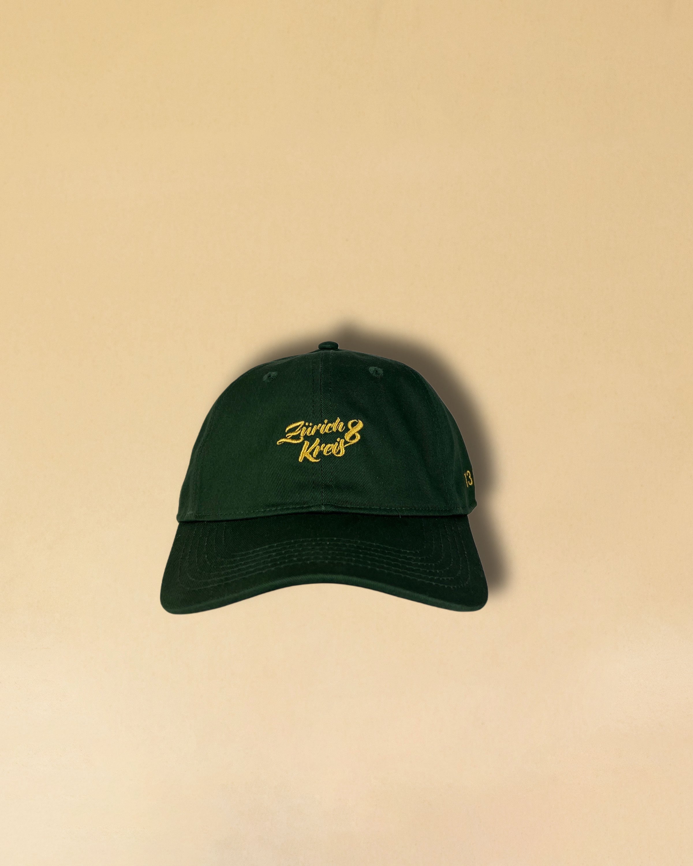Baseball Cap von den Machern von Zürich Kreis 8 Seefeld, in Green, Made in Portugal, erhältlich bei LABEL17