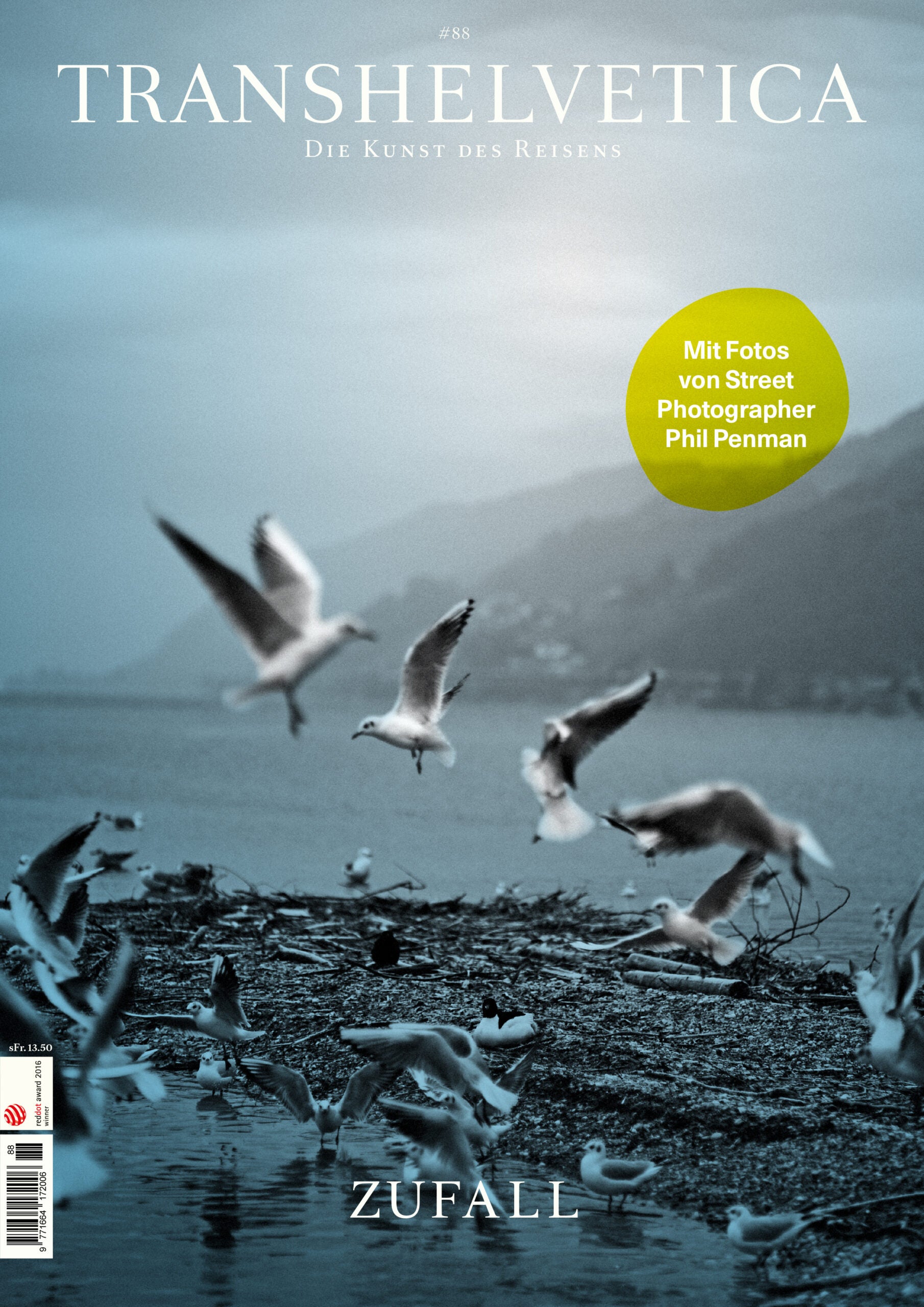 Transhelvetica 88 widmet sich dem Zufall, erhältlich bei LABEL17, hergestellt in der Schweiz