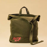 Zurich Kreis 8 x LABEL17 Bag with screen print Explore Enjoy in color Coral