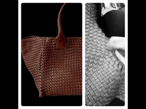 LABEL17 presents the Brauding for the Handbags, i.e. Tresse Lou in Brick. Hand-Braided Lamb-Nappaleather, crafted in Morocco