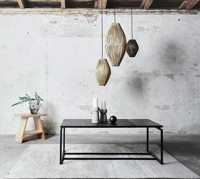 Candle Holder Eris L, Rustic Sand, Muubs, LABEL17