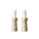 Candle Holder Eris S, Rustic Sand, Muubs, LABEL17