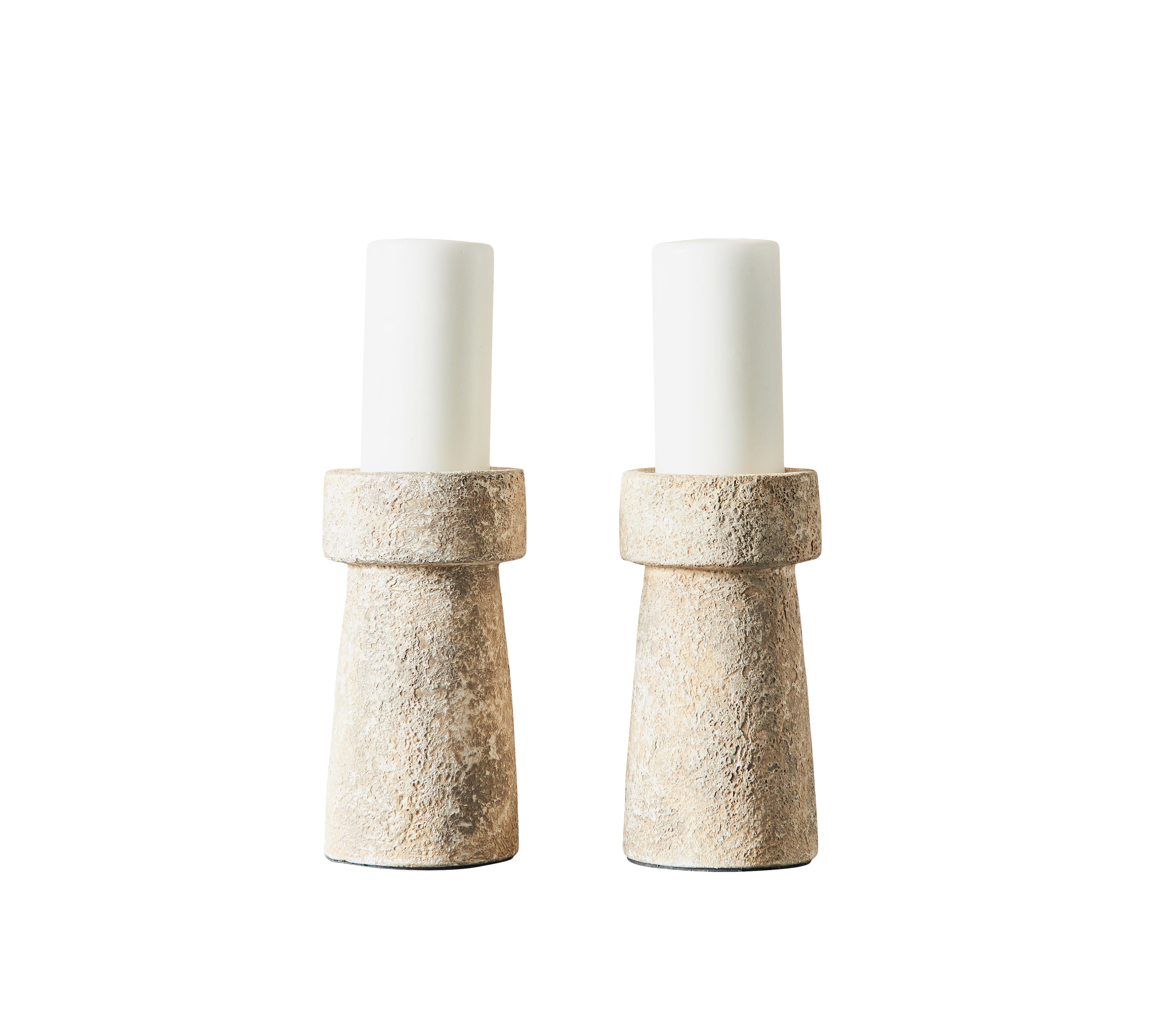 Candle Holder Eris S, Rustic Sand, Muubs, LABEL17