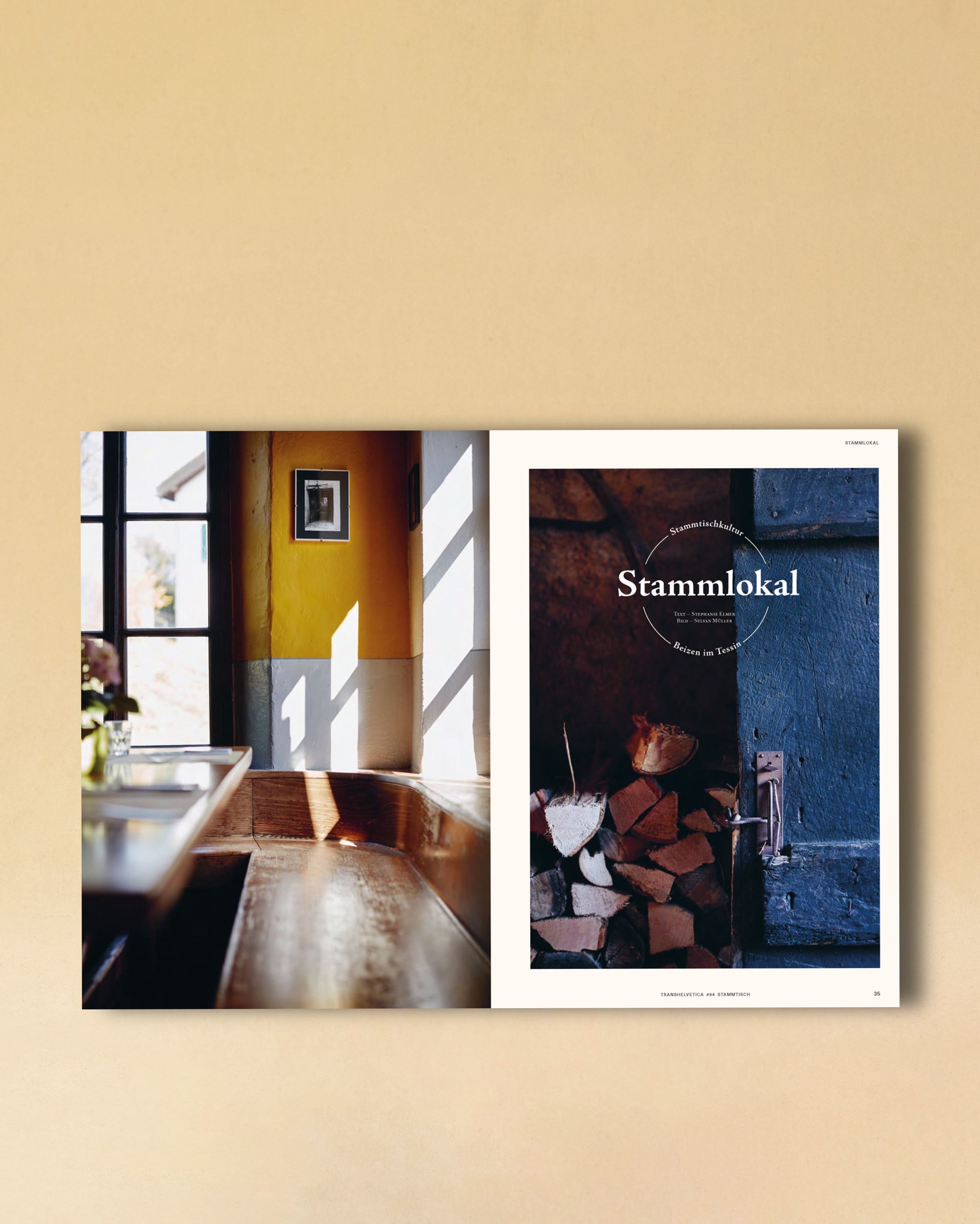 LABEL17 präsentiert die Ausgabe 94 von Transhelvetica mit dem Schwerpunkt 'Stammtisch'. Hergestellt in der Schweiz