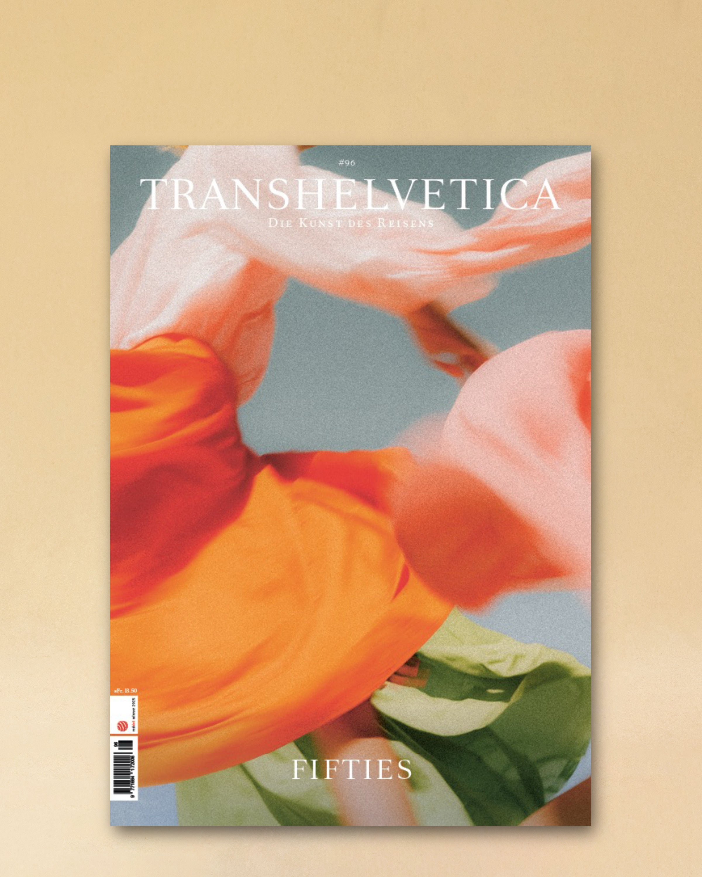 LABEL17 präsentiert die Ausgabe 96 von Transhelvetica mit dem Schwerpunkt 'Fifties'. Hergestellt in der Schweiz