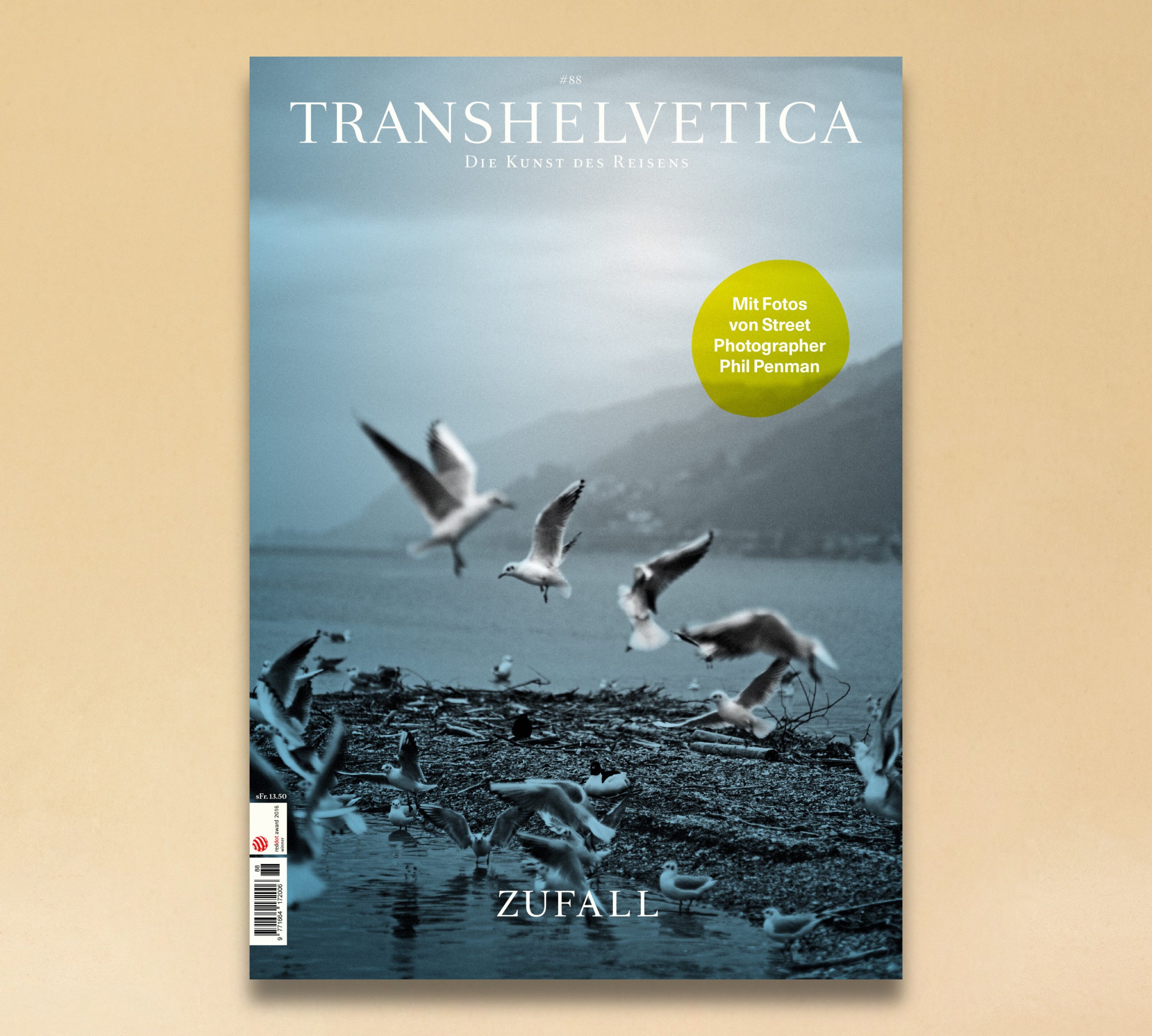 Transhelvetica 88 widmet sich dem Zufall, erhältlich bei LABEL17, hergestellt in der Schweiz