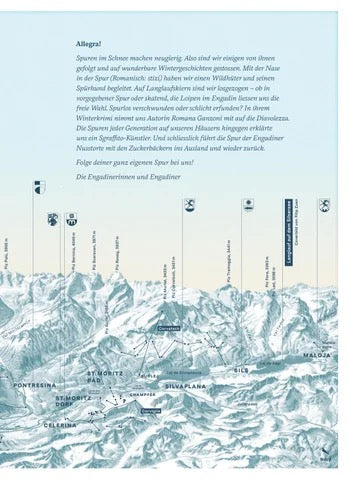 Transhelvetica Engadin Magazin Nr. 15 - Stizis (rätoromanisch für Spuren), erhältlich bei LABEL17 in Zürich Seefeld.