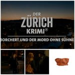 The Shoulder Bag ORIGINAL by LABEL17 is a timeless piece, crafted from fine, vegetable-tanned nappa leather and hand-braided. It features a zipper closure and a convenient interior pocket for your essentials. Der Zürich-Krimi 'Borchert und der Mord ohne Sühne' mit Shoulder Bag Tresse in Cognac von LABEL17., getragen von Hauptdarstellerin Ina Paule Klink