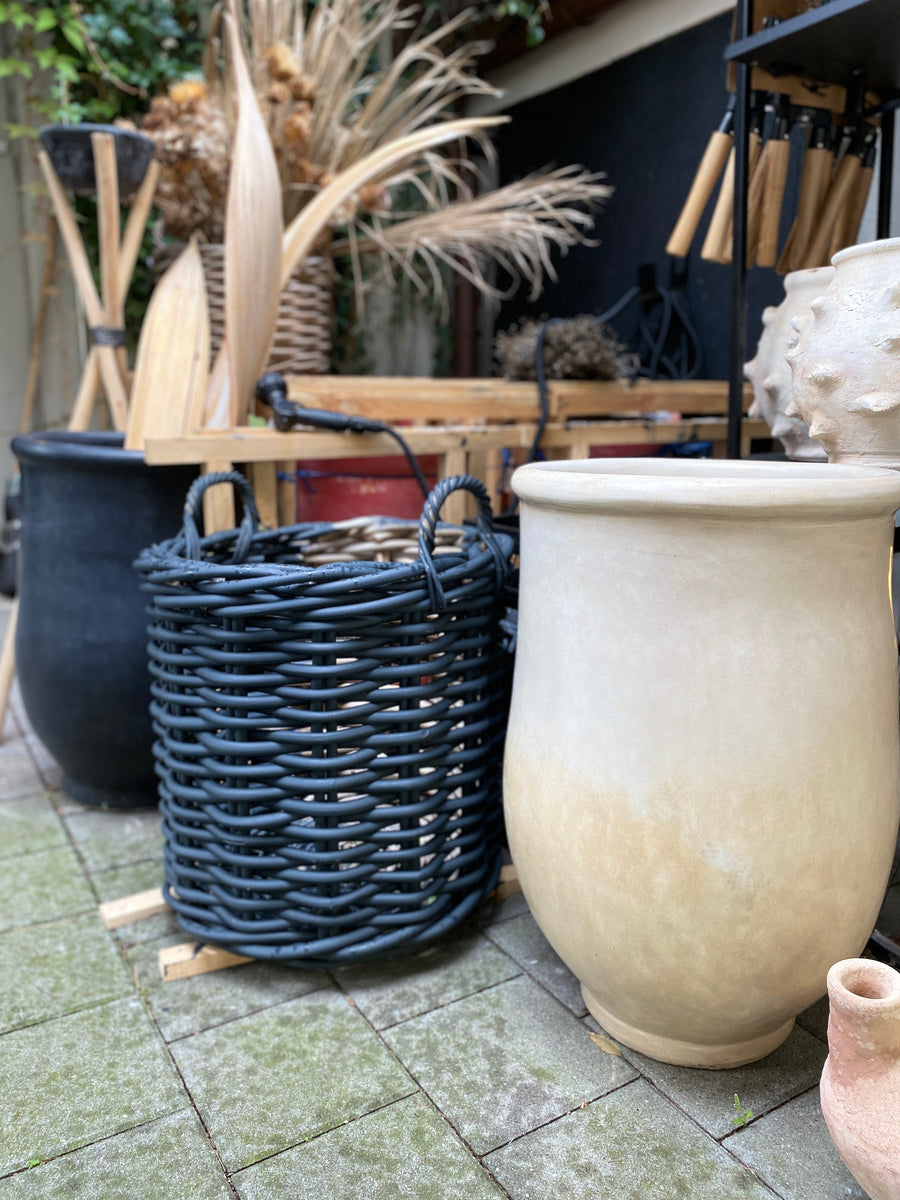 Outdoor Basket with Handles L