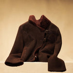 LABEL17's Reversible Shearling Jacket DIDI in Hazel, designed and made in Switzerland