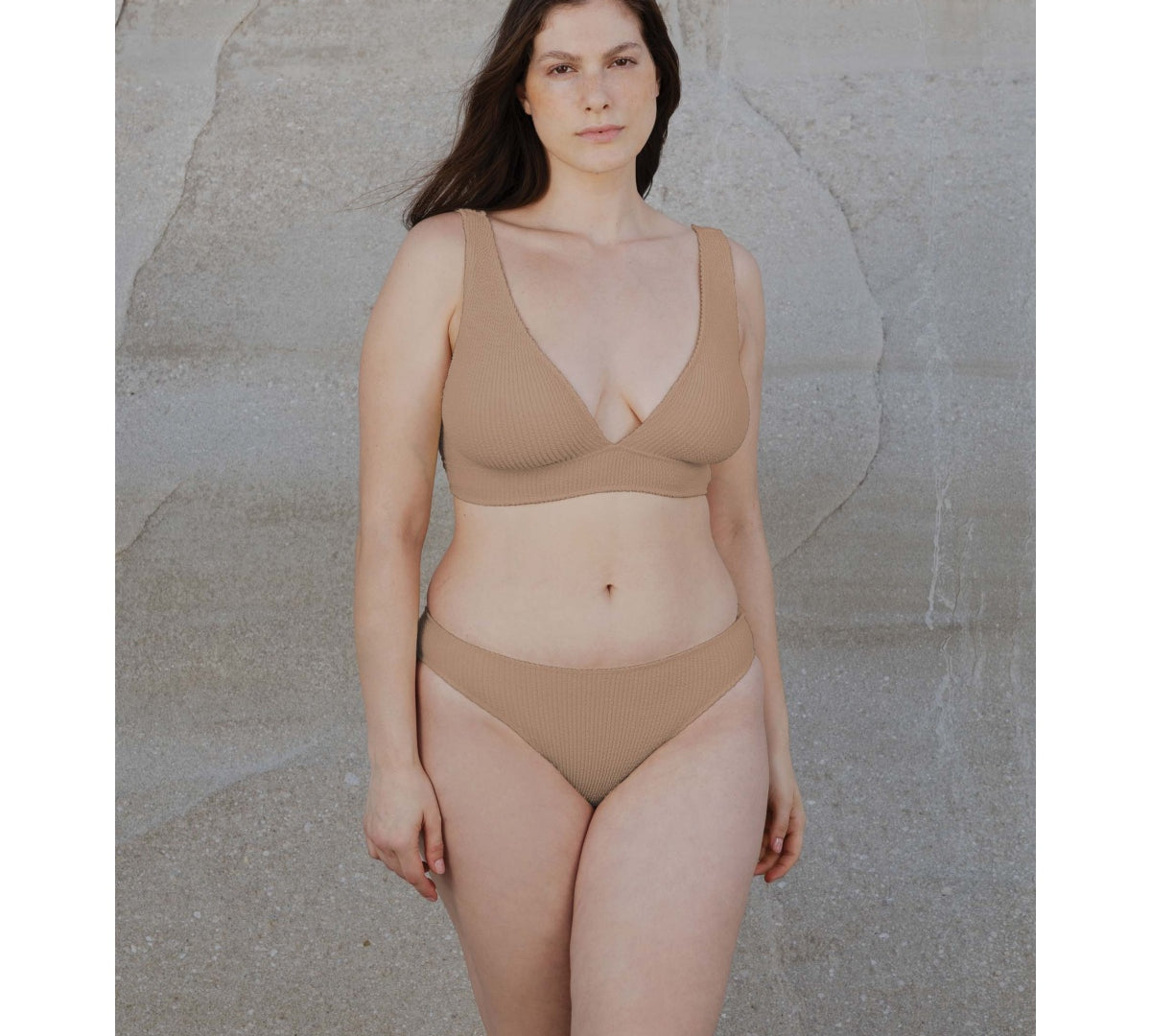LABEL17 presents SORBET ISLAND's one piece Bikini AQUA in onesize, that fits most. Available in different colors, i.e. Macadamia. Produced and photo-shooted in Greece