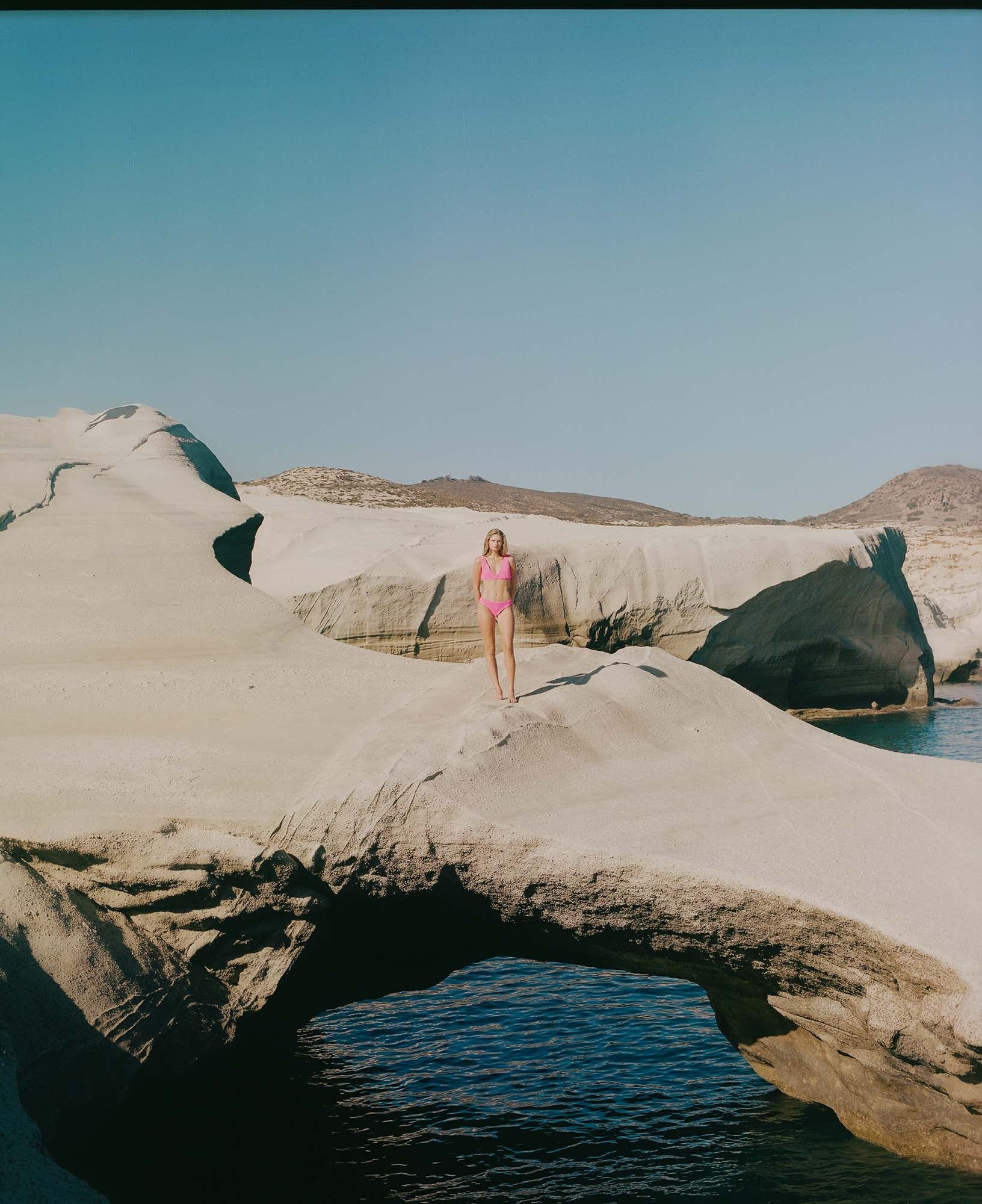 LABEL17 presents SORBET ISLAND's one piece Bikini AQUA in onesize, that fits most. Available in different colors, i.e. Pink Bubble Gum. Produced and also photo-shooted in Greece