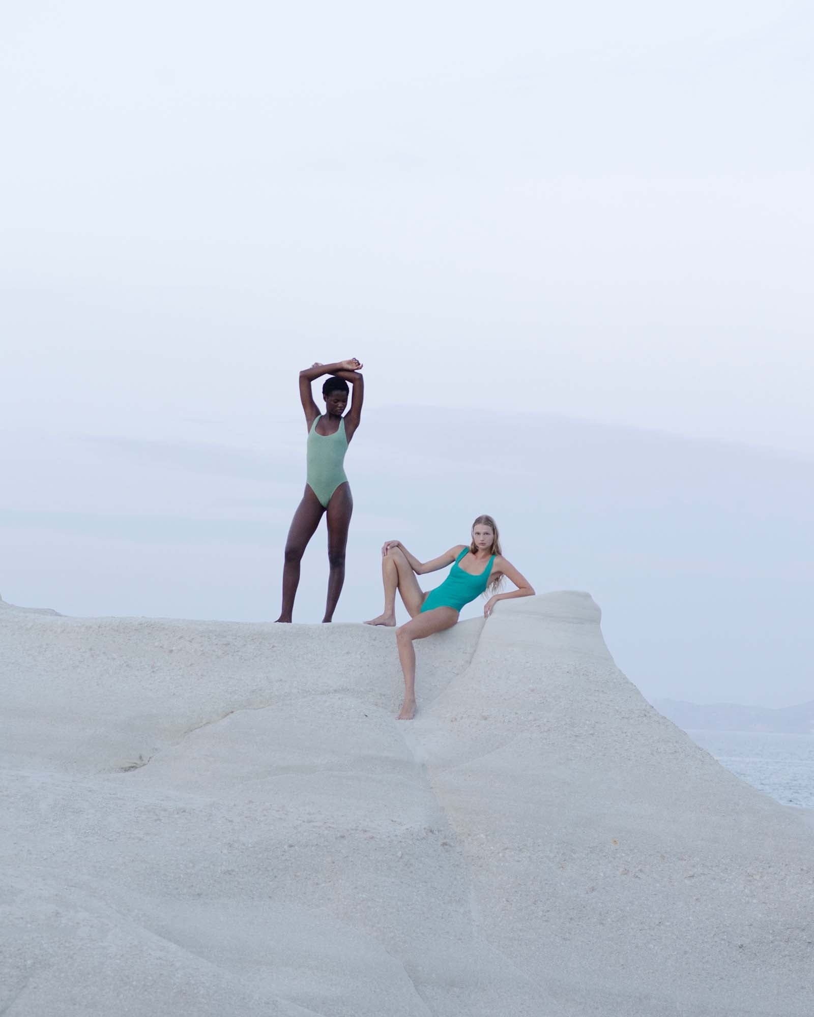 LABEL17 presents SORBET ISLAND's one piece Swimsuit CALISTA in onesize, that fits most. Available in different colors, i.e. Mint or Blue Moon. Produced in Greece
