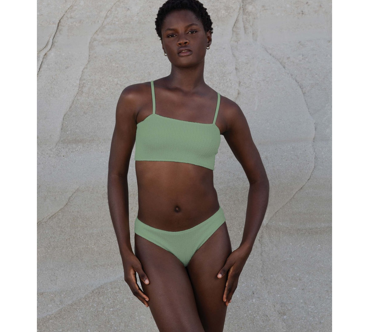 LABEL17 presents SORBET ISLAND's one piece Bikini LUNA in onesize with adjustable straps. The single size fits most. Available in different colors, i.e. Mint. Produced and also photo-shooted in Greece