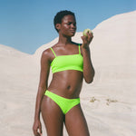 LABEL17 presents SORBET ISLAND's one piece Bikini LUNA in onesize with adjustable straps. The single size fits most. Available in different colors, i.e. Apple. Produced and photo-shooted in Greece