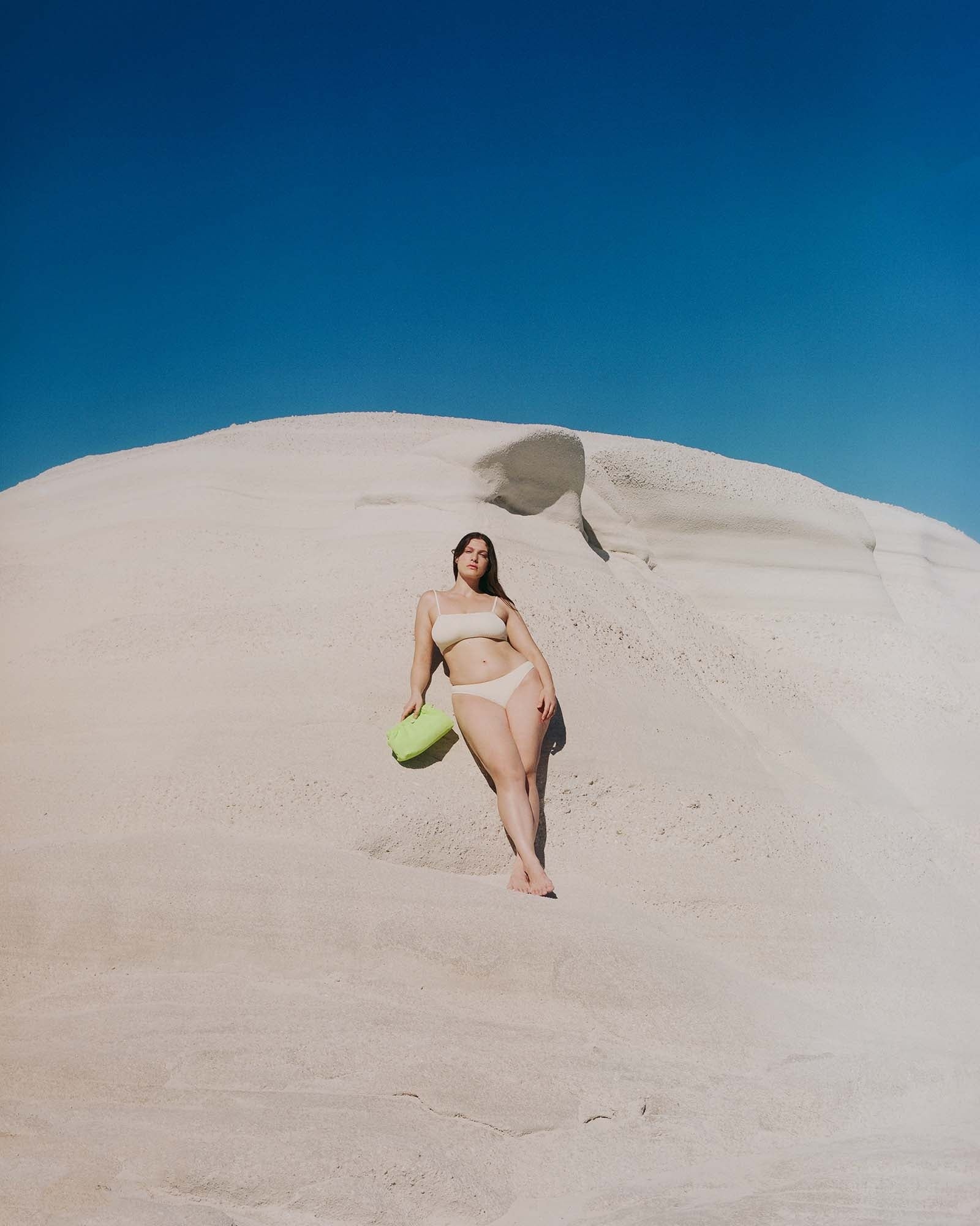 LABEL17 presents SORBET ISLAND's one piece Bikini LUNA in onesize with adjustable straps. The single size fits most. Available in different colors, i.e. Vanilla. Produced and also photo-shooted in Greece