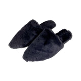 Babouche Shearling in Anthracite by LABEL17, Comfortable Slipper handmade out of supper lambskin