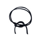 Sportive Lederkordel als Gürtel von LABEL17: Belt Knot, Ledergurt aus feinem, pflanzlich gegerbtem Lamm-Nappaleder, handgefertigt in Marokko, designed in Switzerland